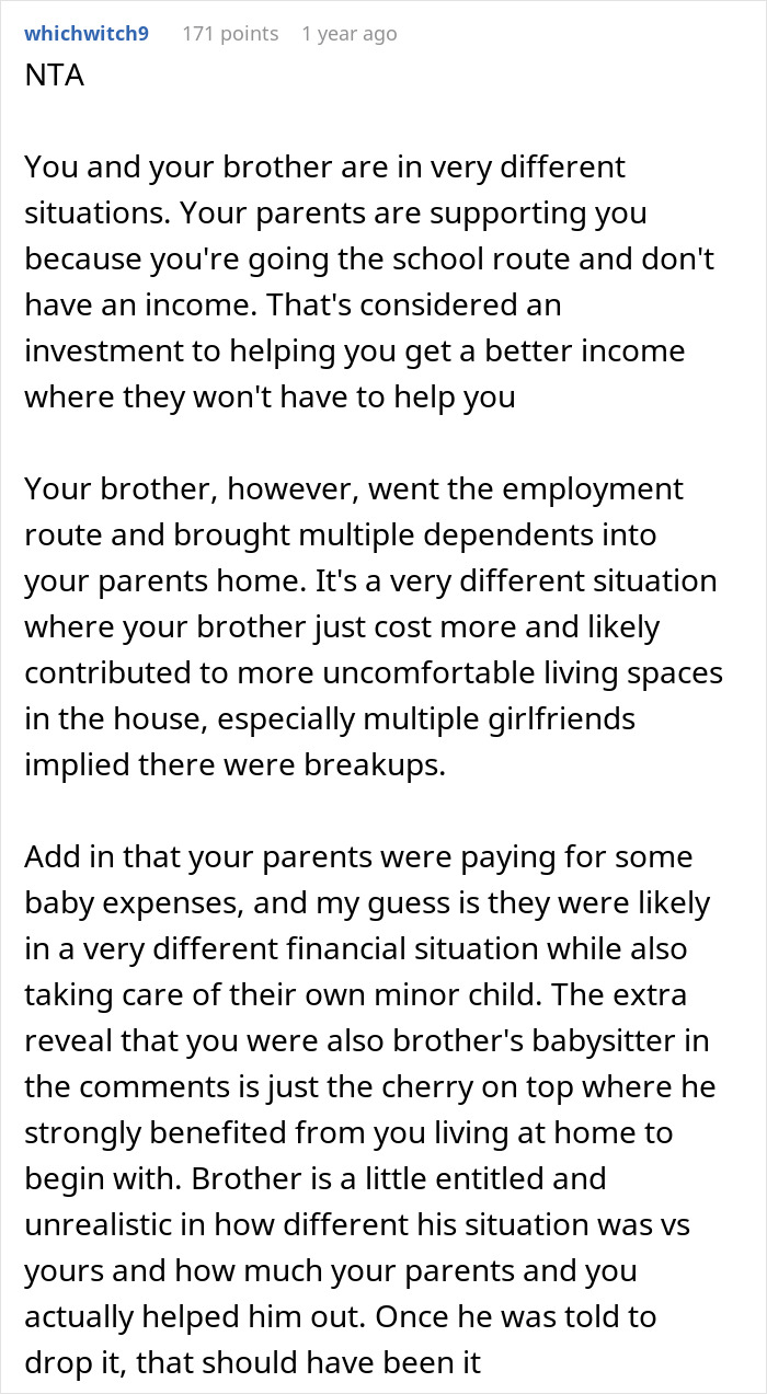 Brother Accuses Sister Of Being The “Golden Child,” She Doesn’t Hold Back Brother Accuses Sister Of Being The “Golden Child,” She Doesn’t Hold Back