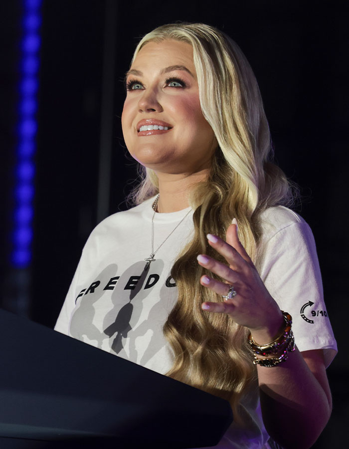 Erika Kirk&#8217;s &#8220;Inappropriate&#8221; Hug With JD Vance And &#8220;Weird&#8221; Statement At Turning Point Event Goes Viral