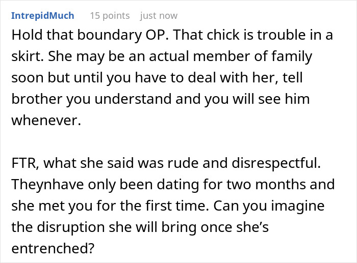 Man Draws A Line When Bro’s GF Mocks His Wife, Family Says He’s Destroying Thanksgiving Over Nothing Man Draws A Line When Bro’s GF Mocks His Wife, Family Says He’s Destroying Thanksgiving Over Nothing