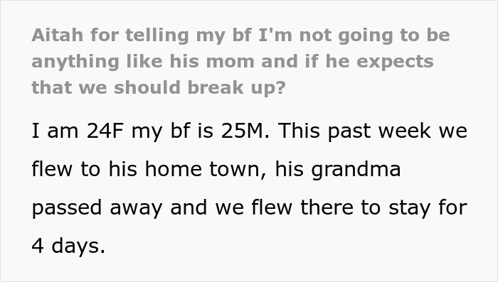 Guy Idolizes His Stay-At-Home Mom, Expects GF To Follow Her Footsteps, Ends Up Getting Dumped Guy Idolizes His Stay-At-Home Mom, Expects GF To Follow Her Footsteps, Ends Up Getting Dumped