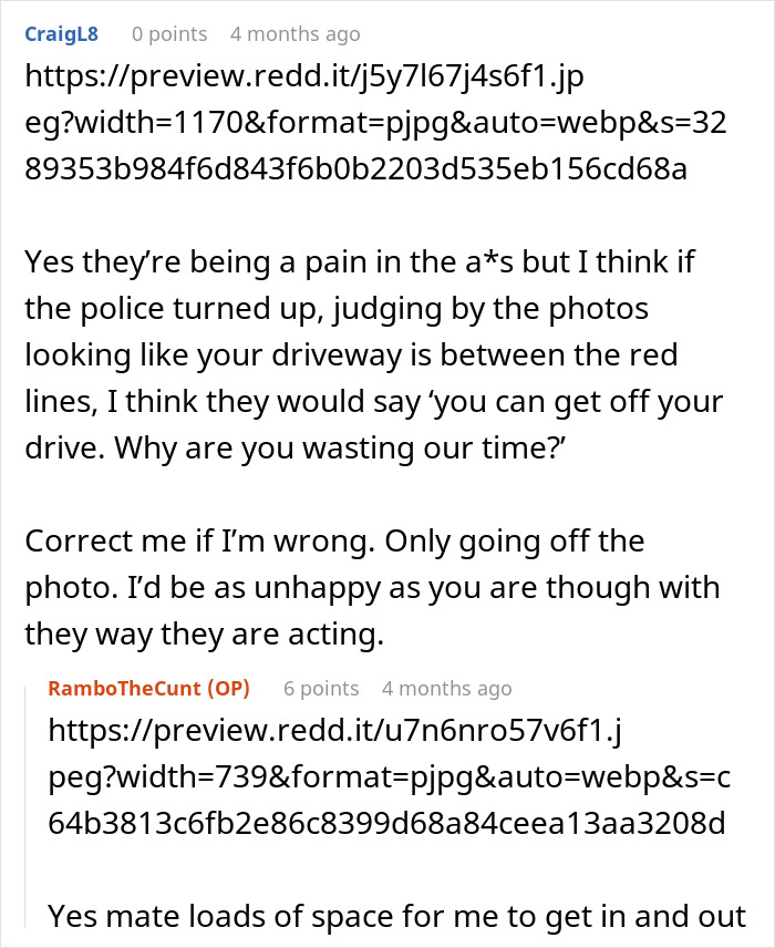 Male Karen Keeps Blocking Neighbor’s Driveway All The Time, Netizens Advise Getting Cops Involved Male Karen Keeps Blocking Neighbor’s Driveway All The Time, Netizens Advise Getting Cops Involved