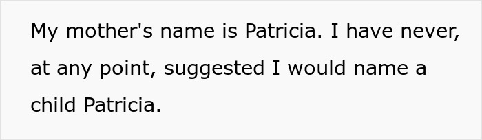 Entitled Lady Mad Grandkid Won’t Be Named After Her, Refuses To Have A Relationship With The Child Entitled Lady Mad Grandkid Won’t Be Named After Her, Refuses To Have A Relationship With The Child