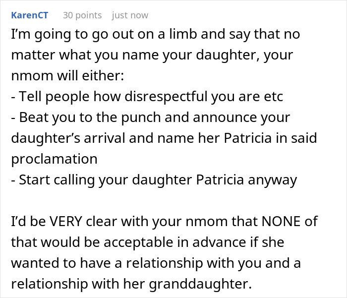 Entitled Lady Mad Grandkid Won’t Be Named After Her, Refuses To Have A Relationship With The Child Entitled Lady Mad Grandkid Won’t Be Named After Her, Refuses To Have A Relationship With The Child