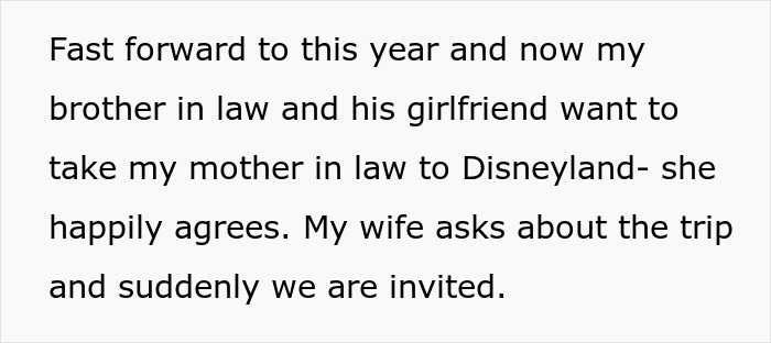In-Laws Refuse Daughter’s Gift Disneyland Passes, Agree To Go There With Son Instead In-Laws Refuse Daughter’s Gift Disneyland Passes, Agree To Go There With Son Instead