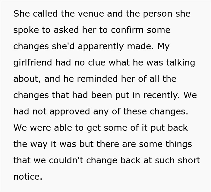 Couple Prepared To Ditch 200 Wedding Guests After Both Of Their Parents Sabotage Their Wedding Plans Couple Prepared To Ditch 200 Wedding Guests After Both Of Their Parents Sabotage Their Wedding Plans