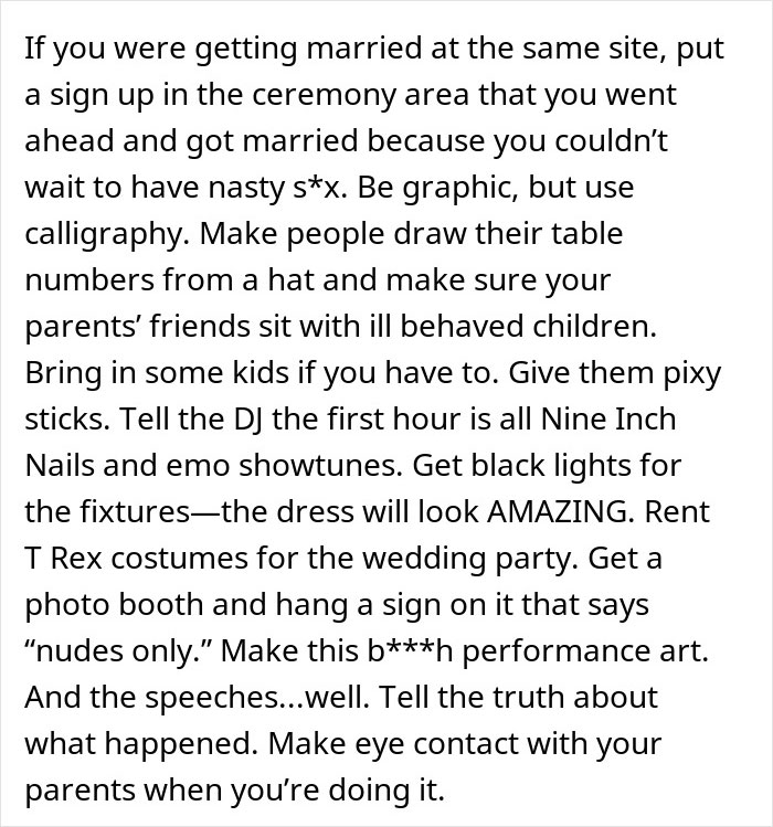 Couple Prepared To Ditch 200 Wedding Guests After Both Of Their Parents Sabotage Their Wedding Plans Couple Prepared To Ditch 200 Wedding Guests After Both Of Their Parents Sabotage Their Wedding Plans