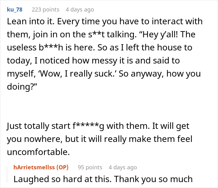 Woman Overhears In-Laws Talking About Her, Decides To Leave Her Husband Woman Overhears In-Laws Talking About Her, Decides To Leave Her Husband