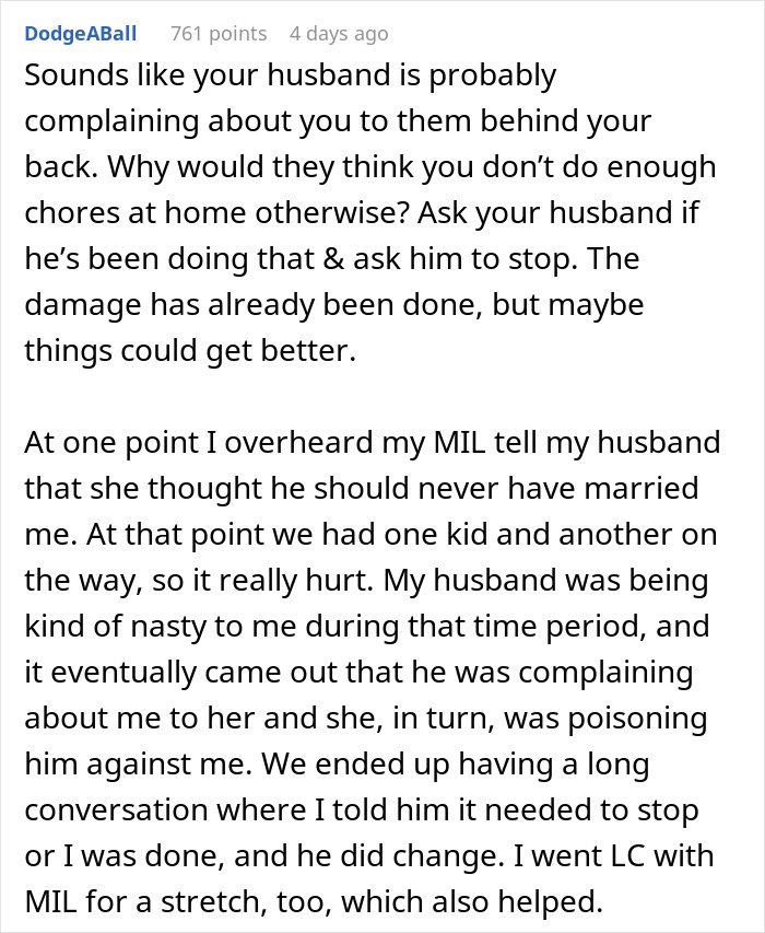 Woman Overhears In-Laws Talking About Her, Decides To Leave Her Husband Woman Overhears In-Laws Talking About Her, Decides To Leave Her Husband