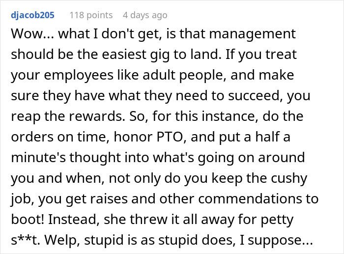 Employee Goes Maternity Leave, Leaves Toxic Boss To Face Her Own Chaos: &#8220;Guess Who Finally Got Demoted?”