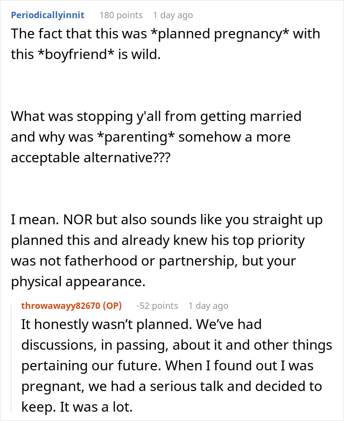 Man Accuses Pregnant GF Of Playing The Victim When She’s Too Sore And Tired To Work Out