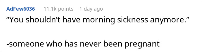 Man Accuses Pregnant GF Of Playing The Victim When She’s Too Sore And Tired To Work Out