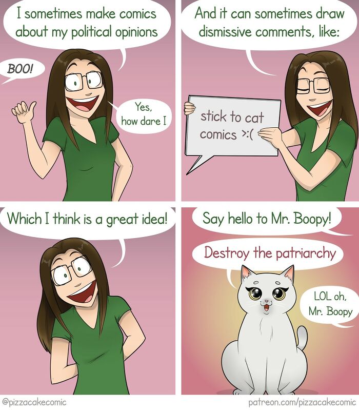 50 Funniest And Most Relatable PizzaCake Comics About Family, Cats, And Life