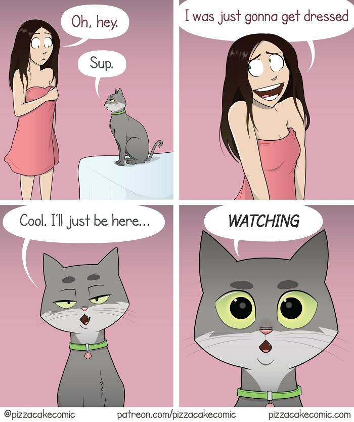 50 Funniest And Most Relatable PizzaCake Comics About Family, Cats, And Life