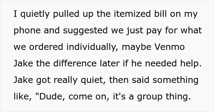“Ordered Like It Was His Last Meal”: Guy Takes Advantage Of Friends At Dinner, One Of Them Has Had Enough “Ordered Like It Was His Last Meal”: Guy Takes Advantage Of Friends At Dinner, One Of Them Has Had Enough