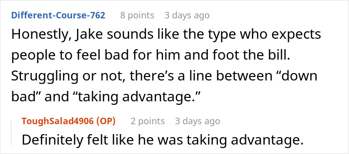 “Ordered Like It Was His Last Meal”: Guy Takes Advantage Of Friends At Dinner, One Of Them Has Had Enough “Ordered Like It Was His Last Meal”: Guy Takes Advantage Of Friends At Dinner, One Of Them Has Had Enough