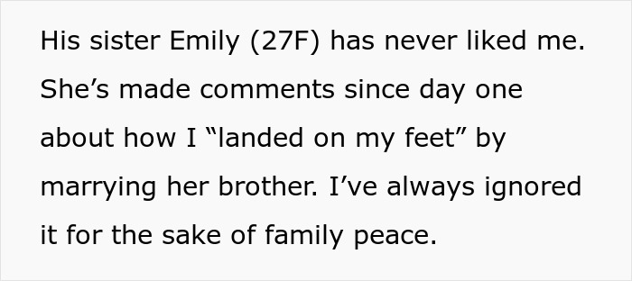 Woman Refuses To Let Homeless Sister-In-Law Move In: “She Called Me A Gold Digger”