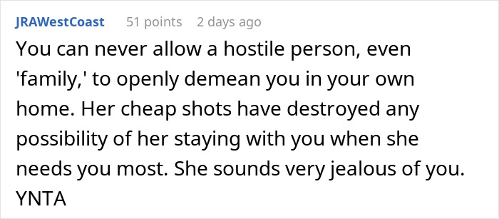 Woman Refuses To Let Homeless Sister-In-Law Move In: “She Called Me A Gold Digger”