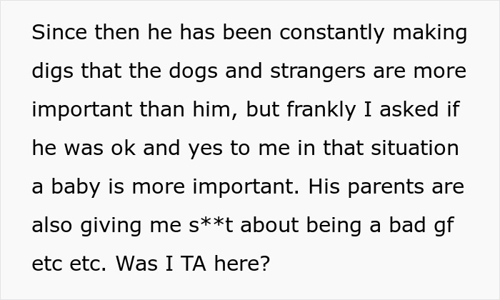 Guy Really Upset His Nurse Girlfriend Prioritized Dogs And A Baby During A Car Crash Guy Really Upset His Nurse Girlfriend Prioritized Dogs And A Baby During A Car Crash