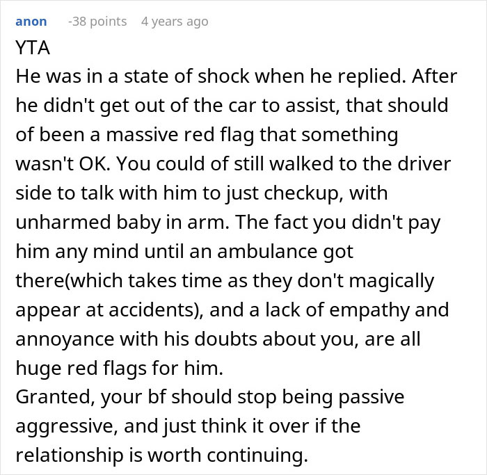 Guy Really Upset His Nurse Girlfriend Prioritized Dogs And A Baby During A Car Crash Guy Really Upset His Nurse Girlfriend Prioritized Dogs And A Baby During A Car Crash