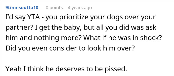 Guy Really Upset His Nurse Girlfriend Prioritized Dogs And A Baby During A Car Crash Guy Really Upset His Nurse Girlfriend Prioritized Dogs And A Baby During A Car Crash