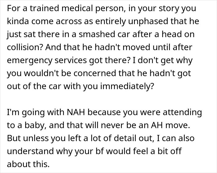 Guy Really Upset His Nurse Girlfriend Prioritized Dogs And A Baby During A Car Crash Guy Really Upset His Nurse Girlfriend Prioritized Dogs And A Baby During A Car Crash