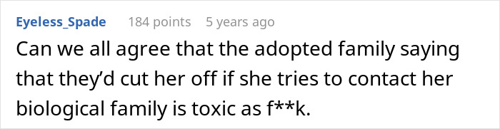 “I’m Just A Mistake”: Woman Wants To Reunite With Her Bio Family, Gets Threatened By Adoptive Parents “I’m Just A Mistake”: Woman Wants To Reunite With Her Bio Family, Gets Threatened By Adoptive Parents