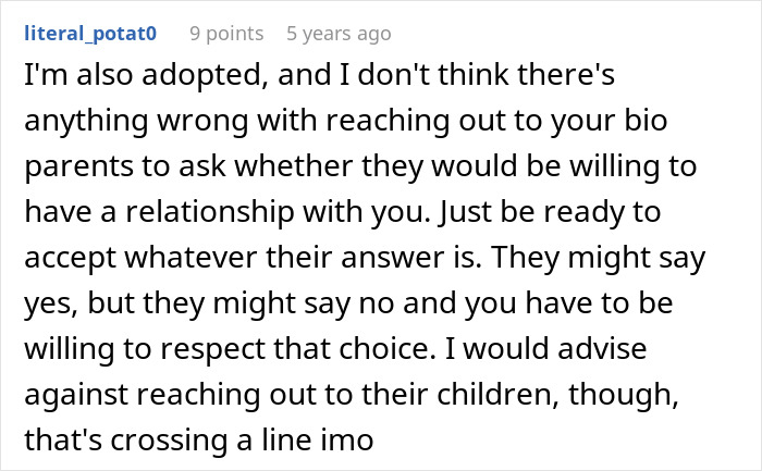 “I’m Just A Mistake”: Woman Wants To Reunite With Her Bio Family, Gets Threatened By Adoptive Parents “I’m Just A Mistake”: Woman Wants To Reunite With Her Bio Family, Gets Threatened By Adoptive Parents