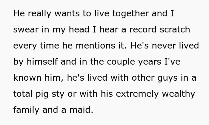 Woman Puts Brakes On Moving In With Wealthy BF, Fears She’ll Be His Butler, Not His Partner Woman Puts Brakes On Moving In With Wealthy BF, Fears She’ll Be His Butler, Not His Partner