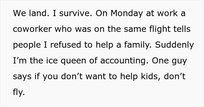 Rude Fam Tries To Bully Lady Out Of Plane Seat, Coworkers Brand Her A Villain For Refusing The Swap Rude Fam Tries To Bully Lady Out Of Plane Seat, Coworkers Brand Her A Villain For Refusing The Swap