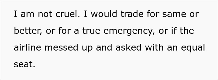 Rude Fam Tries To Bully Lady Out Of Plane Seat, Coworkers Brand Her A Villain For Refusing The Swap Rude Fam Tries To Bully Lady Out Of Plane Seat, Coworkers Brand Her A Villain For Refusing The Swap