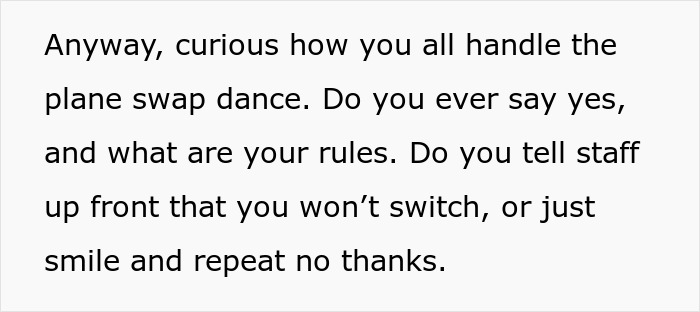 Rude Fam Tries To Bully Lady Out Of Plane Seat, Coworkers Brand Her A Villain For Refusing The Swap Rude Fam Tries To Bully Lady Out Of Plane Seat, Coworkers Brand Her A Villain For Refusing The Swap