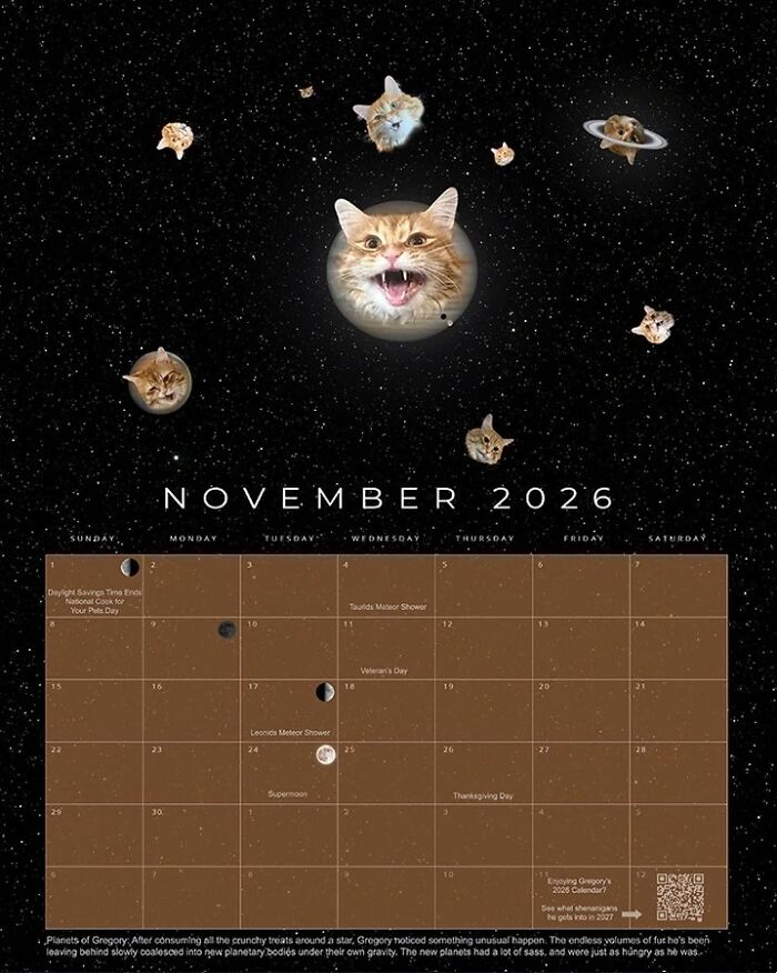 Meet Gregory, The Rescue Cat Who Now Stars In His Owner’s Space Photography Calendar (12 Pics) Meet Gregory, The Rescue Cat Who Now Stars In His Owner’s Space Photography Calendar (12 Pics)
