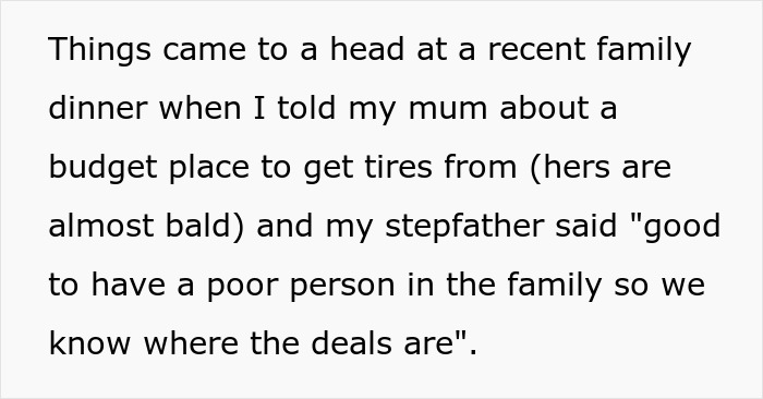 Woman Serves Her Stepdad A $60K Slice Of Humble Pie After Years Of Being Mocked For Being Poor Woman Serves Her Stepdad A $60K Slice Of Humble Pie After Years Of Being Mocked For Being Poor