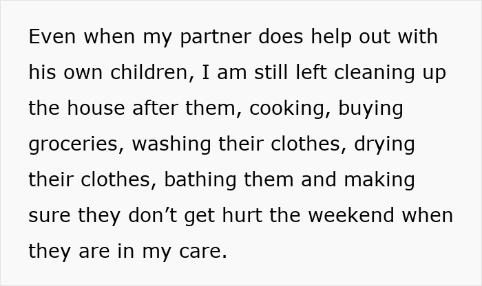 Woman Finds It Unfair She Has To Look After Hubby’s 4 Kids Every Weekend, Rethinks Marriage Woman Finds It Unfair She Has To Look After Hubby’s 4 Kids Every Weekend, Rethinks Marriage