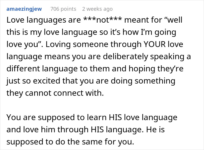 Girlfriend Pushes Her Love Language On Boyfriend, Throws A Fit When He Rejects Her Unwanted Gift Girlfriend Pushes Her Love Language On Boyfriend, Throws A Fit When He Rejects Her Unwanted Gift