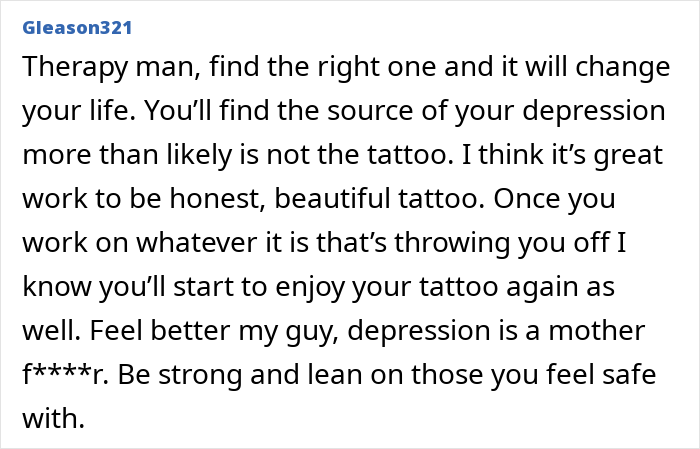 “I’ve Completely Ruined My Life”: Man’s Emotional Post On Tattoo Regret And Depression Goes Mega Viral “I’ve Completely Ruined My Life”: Man’s Emotional Post On Tattoo Regret And Depression Goes Mega Viral