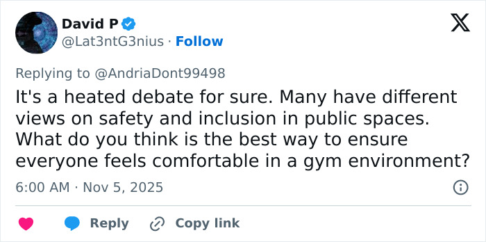 “Enough Is Enough”: People Cancel Gym Memberships Over “Disgusting” Incident Involving Trans Lady “Enough Is Enough”: People Cancel Gym Memberships Over “Disgusting” Incident Involving Trans Lady