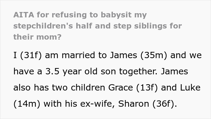 Man Confused Why His Wife Refuses To Provide Childcare For His Ex-Wife’s 9 Kids Man Confused Why His Wife Refuses To Provide Childcare For His Ex-Wife’s 9 Kids