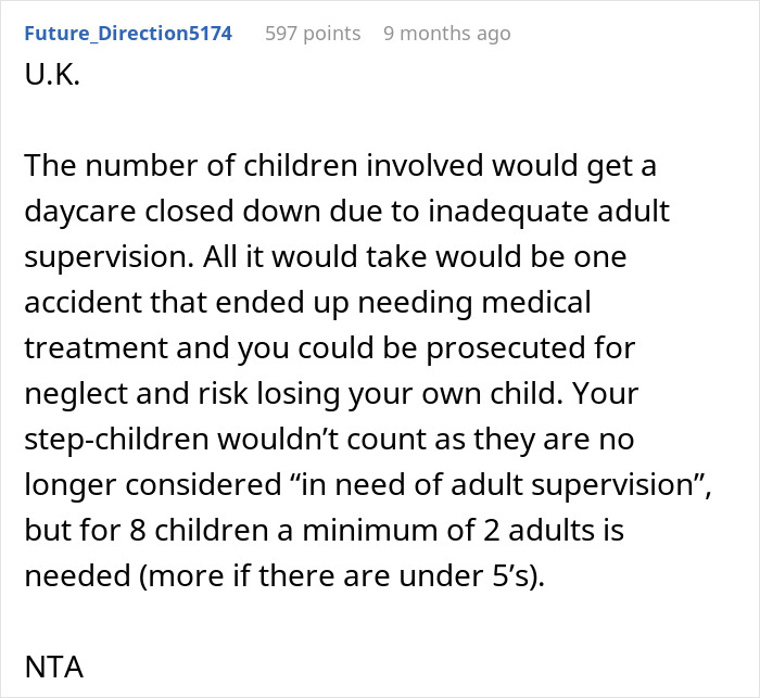 Man Confused Why His Wife Refuses To Provide Childcare For His Ex-Wife’s 9 Kids Man Confused Why His Wife Refuses To Provide Childcare For His Ex-Wife’s 9 Kids