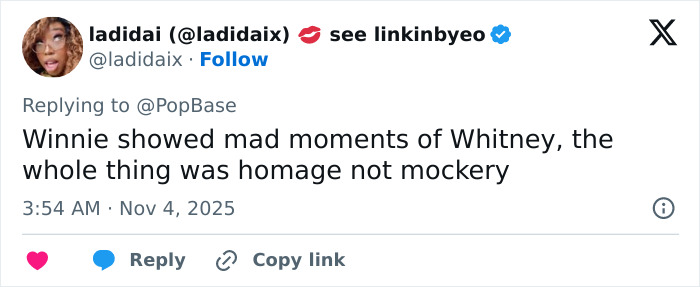 Winnie Harlow Breaks Silence After Massive Backlash Over ‘Disrespectful’ Whitney Houston Halloween Look Winnie Harlow Breaks Silence After Massive Backlash Over ‘Disrespectful’ Whitney Houston Halloween Look