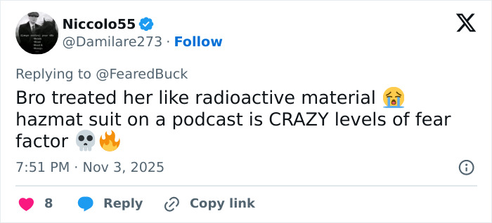 YouTuber Wears Hazmat Suit To Interview Bonnie Blue, Drawing Accusations Of Humiliation YouTuber Wears Hazmat Suit To Interview Bonnie Blue, Drawing Accusations Of Humiliation
