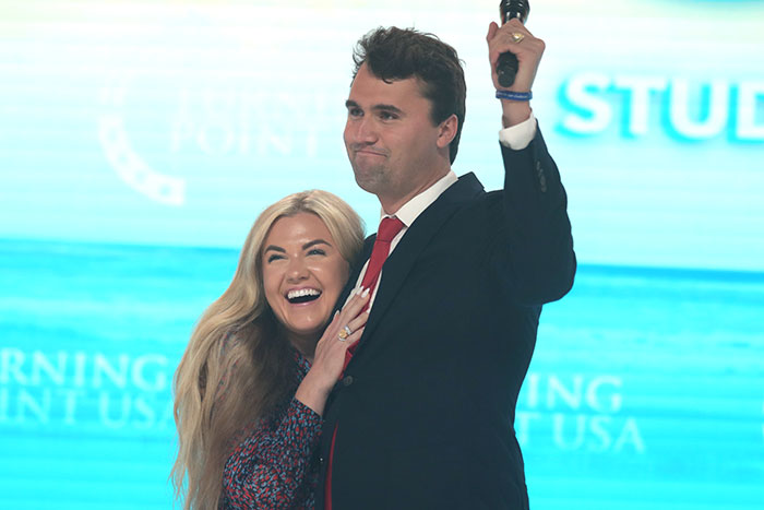 Erika Kirk Cries As She Breaks Her Silence After Viral &#8220;Inappropriate&#8221; Hug With JD Vance