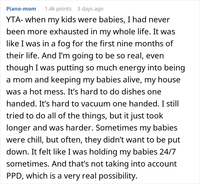 Woman Makes SIL Cry With A Reality Check: “Being A Stay-At-Home Mom Doesn’t Mean Being A Stay-In-Bed Mom” Woman Makes SIL Cry With A Reality Check: “Being A Stay-At-Home Mom Doesn’t Mean Being A Stay-In-Bed Mom”