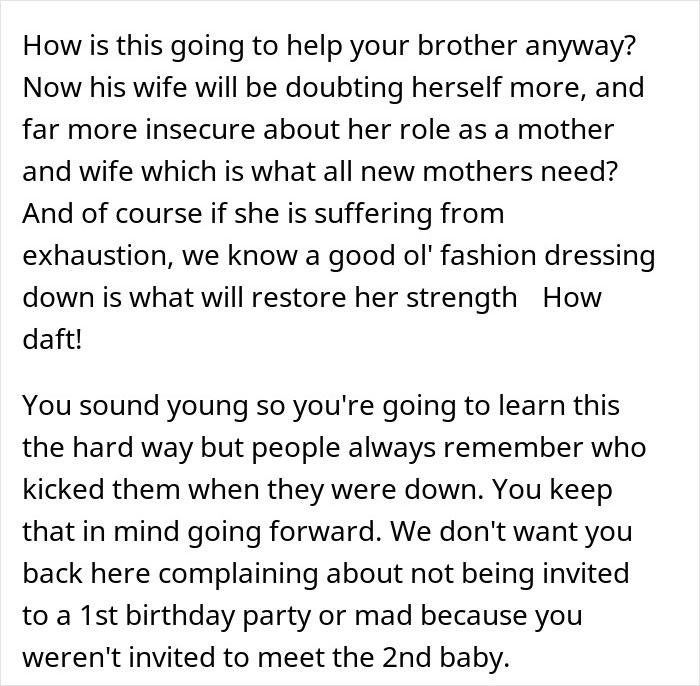 Woman Makes SIL Cry With A Reality Check: “Being A Stay-At-Home Mom Doesn’t Mean Being A Stay-In-Bed Mom” Woman Makes SIL Cry With A Reality Check: “Being A Stay-At-Home Mom Doesn’t Mean Being A Stay-In-Bed Mom”
