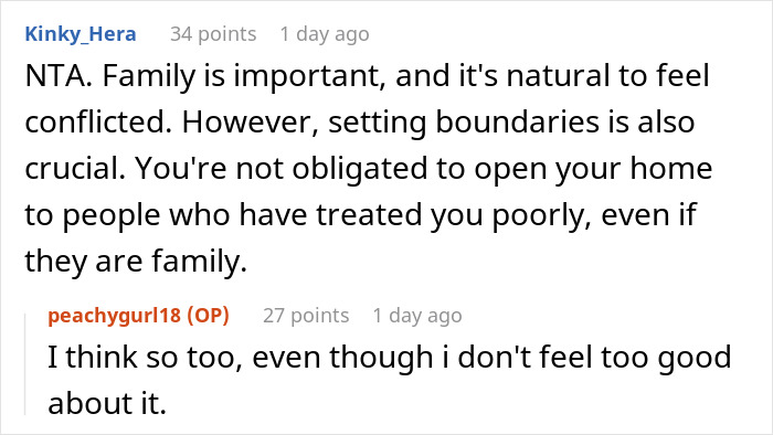 Family Of 4 Expects Woman To Take Them In During Hard Times, But She Can’t Forgive Them For Humiliating Her Family Of 4 Expects Woman To Take Them In During Hard Times, But She Can’t Forgive Them For Humiliating Her
