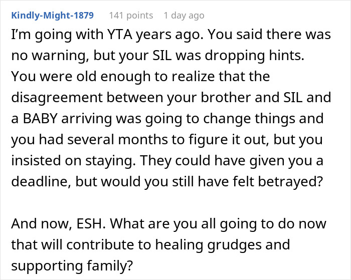 Family Of 4 Expects Woman To Take Them In During Hard Times, But She Can’t Forgive Them For Humiliating Her Family Of 4 Expects Woman To Take Them In During Hard Times, But She Can’t Forgive Them For Humiliating Her