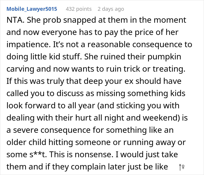 Mom Won’t Let Ex’s Controlling GF Ruin Halloween For Her Kids, Refuses To Enforce Her “Punishment” Mom Won’t Let Ex’s Controlling GF Ruin Halloween For Her Kids, Refuses To Enforce Her “Punishment”