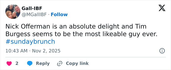 Nick Offerman’s X-Rated Comment During Live Broadcast Goes Viral Nick Offerman’s X-Rated Comment During Live Broadcast Goes Viral