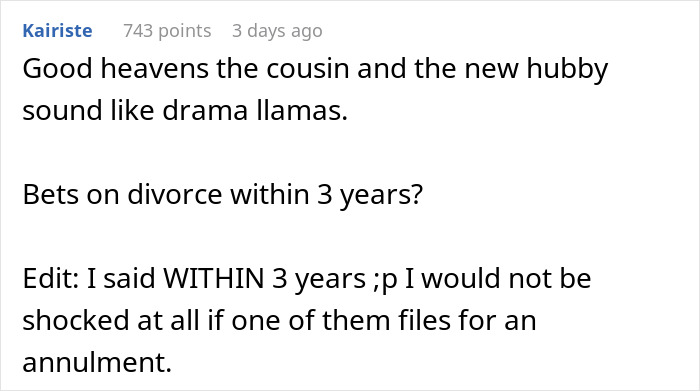 Woman Asks If She Should Go No-Contact With Bridezilla Cousin After Disastrous Dress Drama Woman Asks If She Should Go No-Contact With Bridezilla Cousin After Disastrous Dress Drama