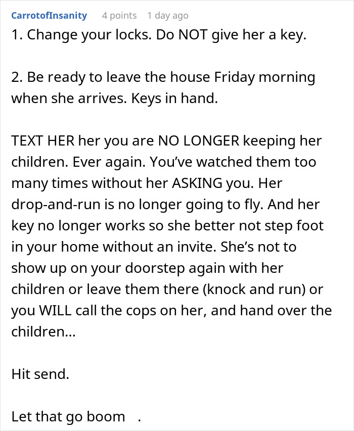 Mom Thinks She Can Use Her Sister As Free Babysitter 24/7, Gets A Reality Check With A $312 Bill Mom Thinks She Can Use Her Sister As Free Babysitter 24/7, Gets A Reality Check With A $312 Bill